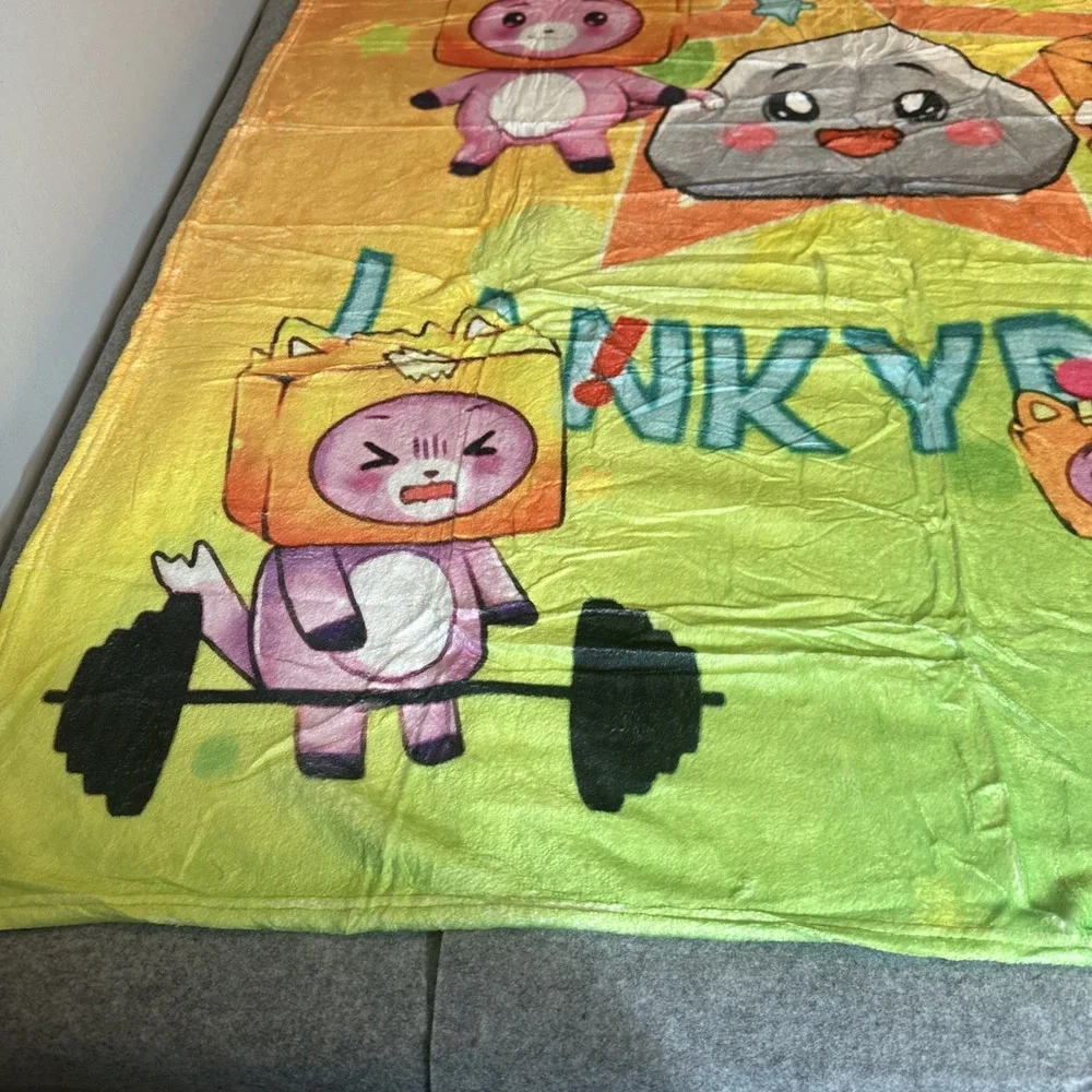 Lanky box Boxy Fleece Soft Blanket 50